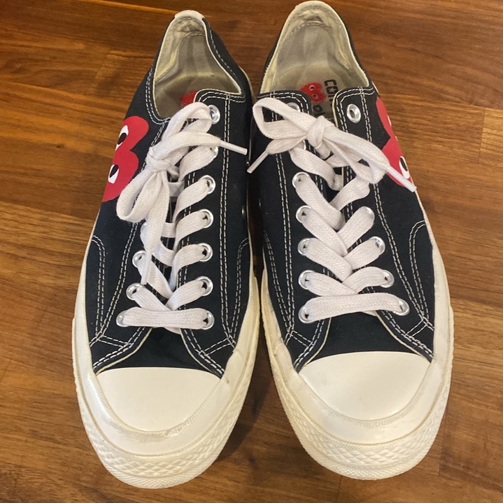 Converse Chuck OX x Comme des Garcons Play Low Size 10 - Picture 3 of 7